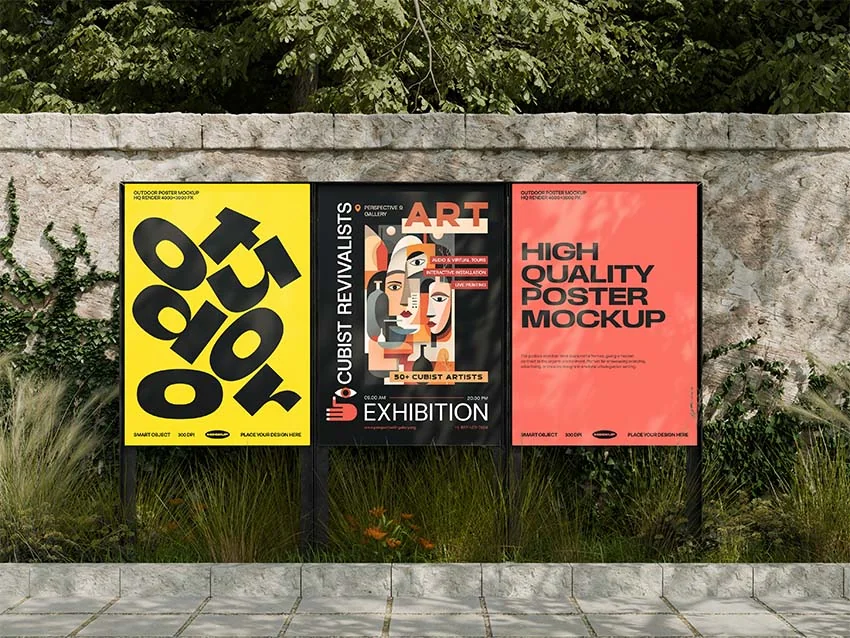 Posters still do a specific job well: they communicate a message at a glance in places where people are walking by, scanning quickly